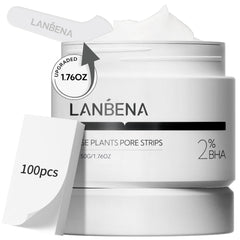 LANBENA Nose Strips offer 100 sheets for thorough pore cleansing and control of excess oil.