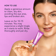Lancer Caviar Lime Acid Peel exfoliation image showing pore refinement.