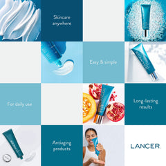 Lancer Nourish ingredients highlight hyaluronic acid and botanical oils.
