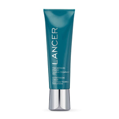 Lancer The Method Polish exfoliator bottle close-up for ultrasmooth skin.
