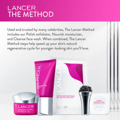 Lancer Caviar Lime Acid Peel ingredients close-up highlighting glycolic and papaya.