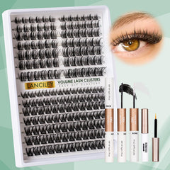 Lanciley soft-band clusters provide feather-light comfort on the eyelids.