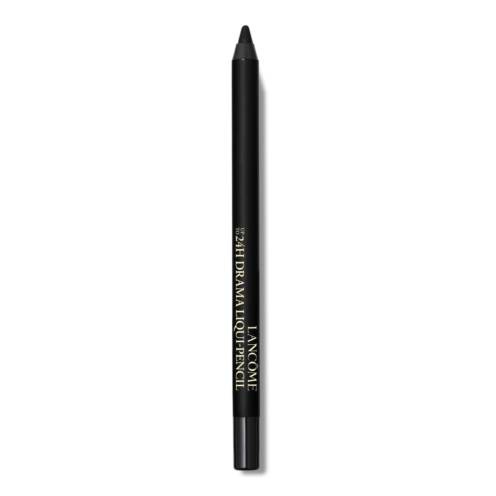 Lancôme Drama eyeliner pencil Cafe Noir closeup shows rich color for a dramatic eye look.