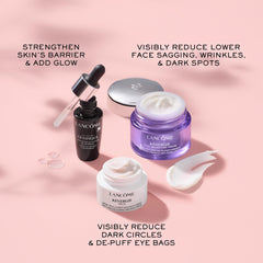 Lancome Genifique serum mini bottle for hydrated, strengthened skin.