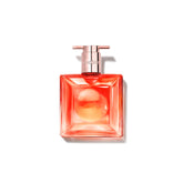 Lancôme Idôle Peach ’N Roses EDP bottle showcases peach-rose blend for bright, everyday charm.