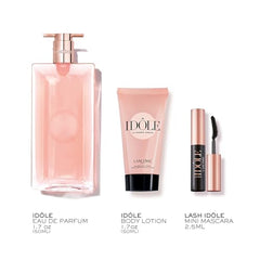 Lancôme Idôle Power Creme body lotion tube providing hydration after shower.