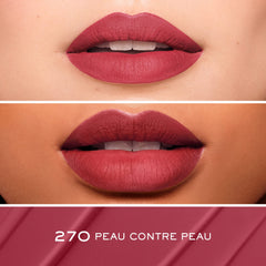 Lancôme Drama Ink applied on lips for bold color with lightweight feel.