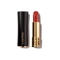 Lancôme L'Absolu Rouge swatch 01 shows rich color with lasting hydration.