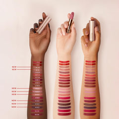 Lancôme L'Absolu Rouge Intimatte nude shades shown for universal flattering color