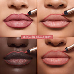 Lancôme Lip Idôle Lip Shaper precision closeup highlights sharpenable tip for clean edges.