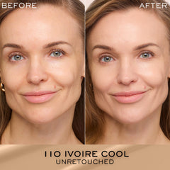 Lancôme Renergie Lift Foundation close-up texture revealing smooth, even tone