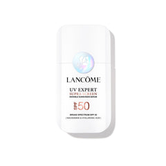 Lancôme Supra Screen bottle with pump for easy daily sun protection.