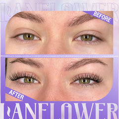 LANFLOWER precision lash tweezers for accurate lash placement.