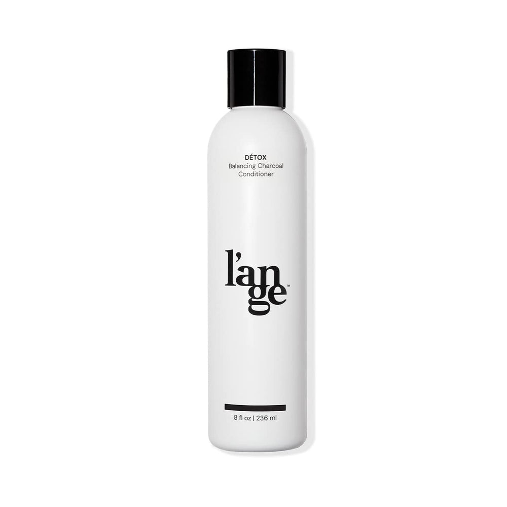 L'ANGE HAIR Detox Charcoal Conditioner bottle front view for soothing scalp and hydration.