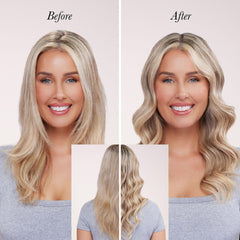 L'ANGE HAIR Satin Néctar Nourishing Gloss on dry hair delivers a radiant, weightless shine.