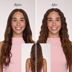 L'ANGE HAIR mineral-infused formula with sea kelp nourishes texture.