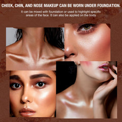 LANGMANNI baked highlighter texture with a radiant, long-lasting finish.