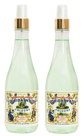 Lanman & Kemp Florida Water spray bottle illustrating a refreshing, citrus-floral fragrance for daily refreshment.
