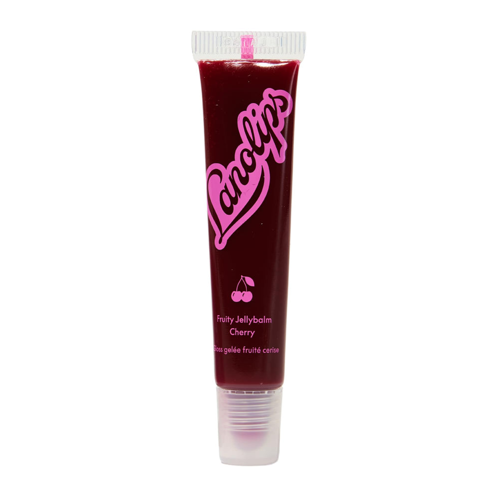 Lanolips Fruity Jellybalm Cherry tube adds juicy tint while locking in moisture.