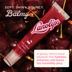 Lanolips Fruity Jellybalm Strawberry tube delivers a sheer red tint and hydration.