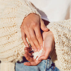 Lanolips Shea butter and rose cream for daily hand care and nails.