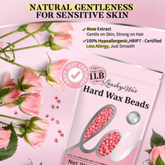 LANSLEYWAX beads used on Brazilian bikini areas for smooth results