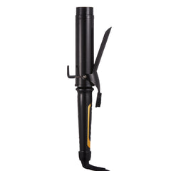 Lanvier adjustable temperature 300-450°F for safe styling across hair types.
