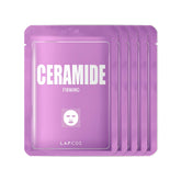 LAPCOS Ceramide Sheet Mask packaging highlighting premium hydration.