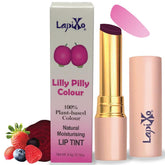 LAPIXO Lilly Pilly lip tint bottle-front showing natural color for everyday wear