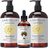 Laritelle Diamond Strong shampoo bottle promotes scalp refreshment and stronger strands