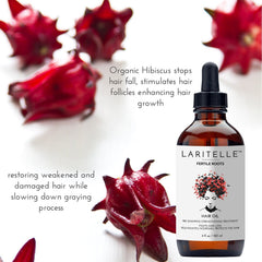 Laritelle ingredients herbs visualize Ayurvedic blend for scalp nourishment