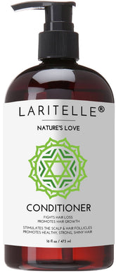 Laritelle Organic Conditioner bottle front showing premium organic formula for nourished hair