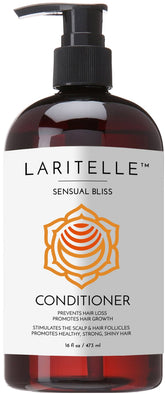 Laritelle Organic Conditioner bottle for daily hair nourishment.