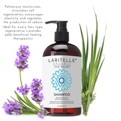 Laritelle rice protein shine boost emphasizes added volume and hair strength.