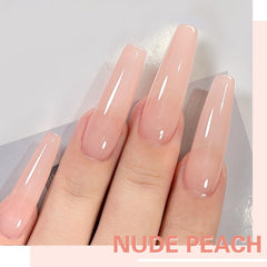 Larvall Beautpal jelly pink gel offers glossy color with layered depth.