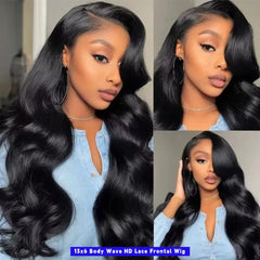 LARVOB baby hair detail creates natural-looking hairline.