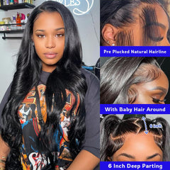 LARVOB wig side part shows versatile styling for everyday looks.