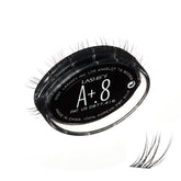 Lashify Amplify Plus 8mm black lashes close up for delicate length