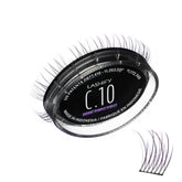 Lashify Curl 10mm Gossamer Ombre Purple lashes add a subtle color pop for a natural look.