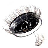 Lashify Curl 14mm Gossamer Truffle lashes offer a natural, lifted look