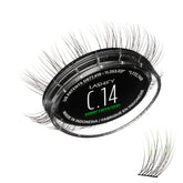 Lashify Curl Gossamer Ombre Green 14mm refill for a natural color pop