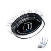 Lashify Ombre Blue Gossamer 10mm cartridge for subtle color-enhanced natural lashes