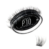 Lashify Plushy 10mm Gossamer lashes in Black — luxe fibers for lasting volume.