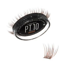 Lashify Plushy Tame 10mm Chocolate gossamer lashes for natural volume and DIY wear
