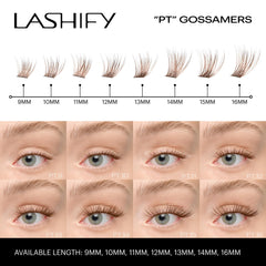 Lashify Plushy Tame 66 fibers per gossamer for lush fan effect