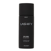 Lashify Pre-Cleanse Cleansing Water 80ml bottle close-up for oil-free lash prep
