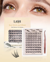 Lashterally self-adhesive eyelashes in 10–14mm pack deliver quick, glue-free application