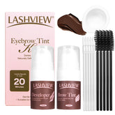 Lashview Brow Color Kit press-to-dispense design for mess-free precision.