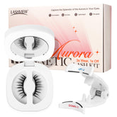 LASHVIEW magnetic eyelashes with applicator for quick three-second application