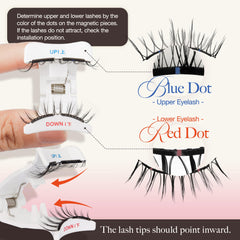 LASHVIEW soft magnet material for comfortable, flexible everyday wear.